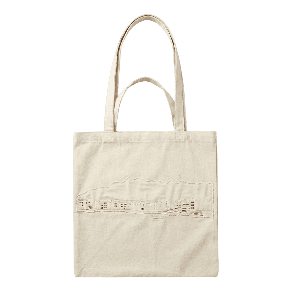 Coastal Raw Edge Tote