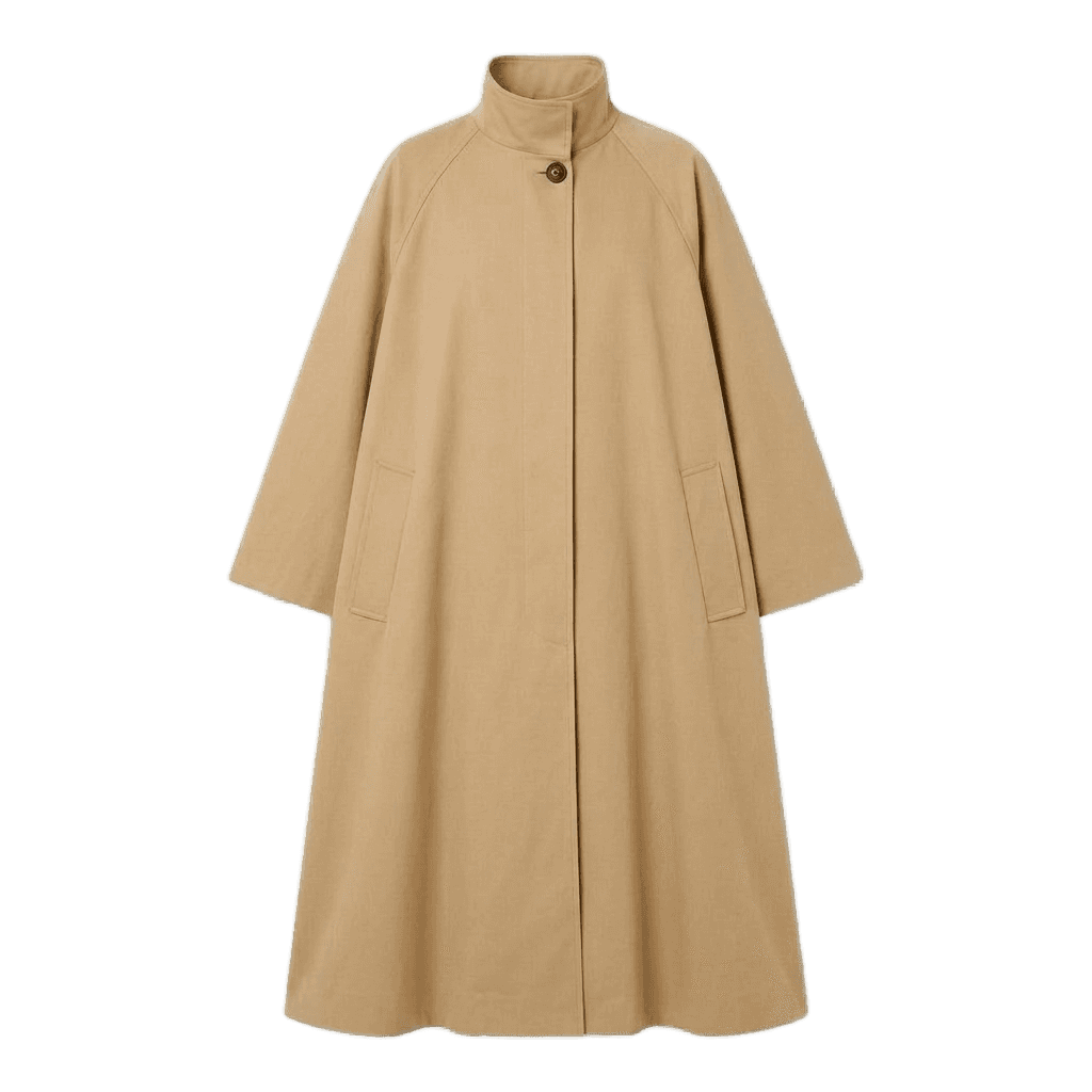 Oversized Cocoon Cape Coat