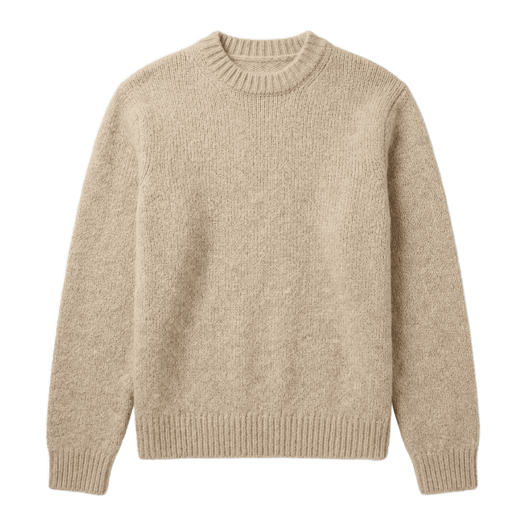 Beige Wool Sweater