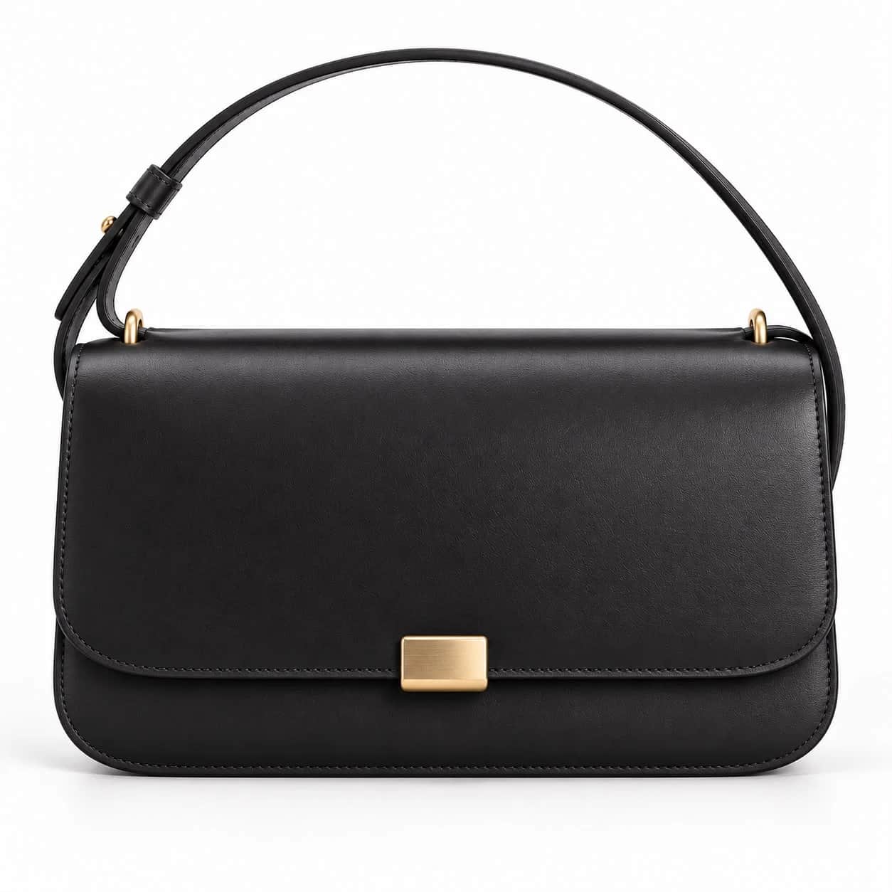 Clasp Flap Shoulder Bag