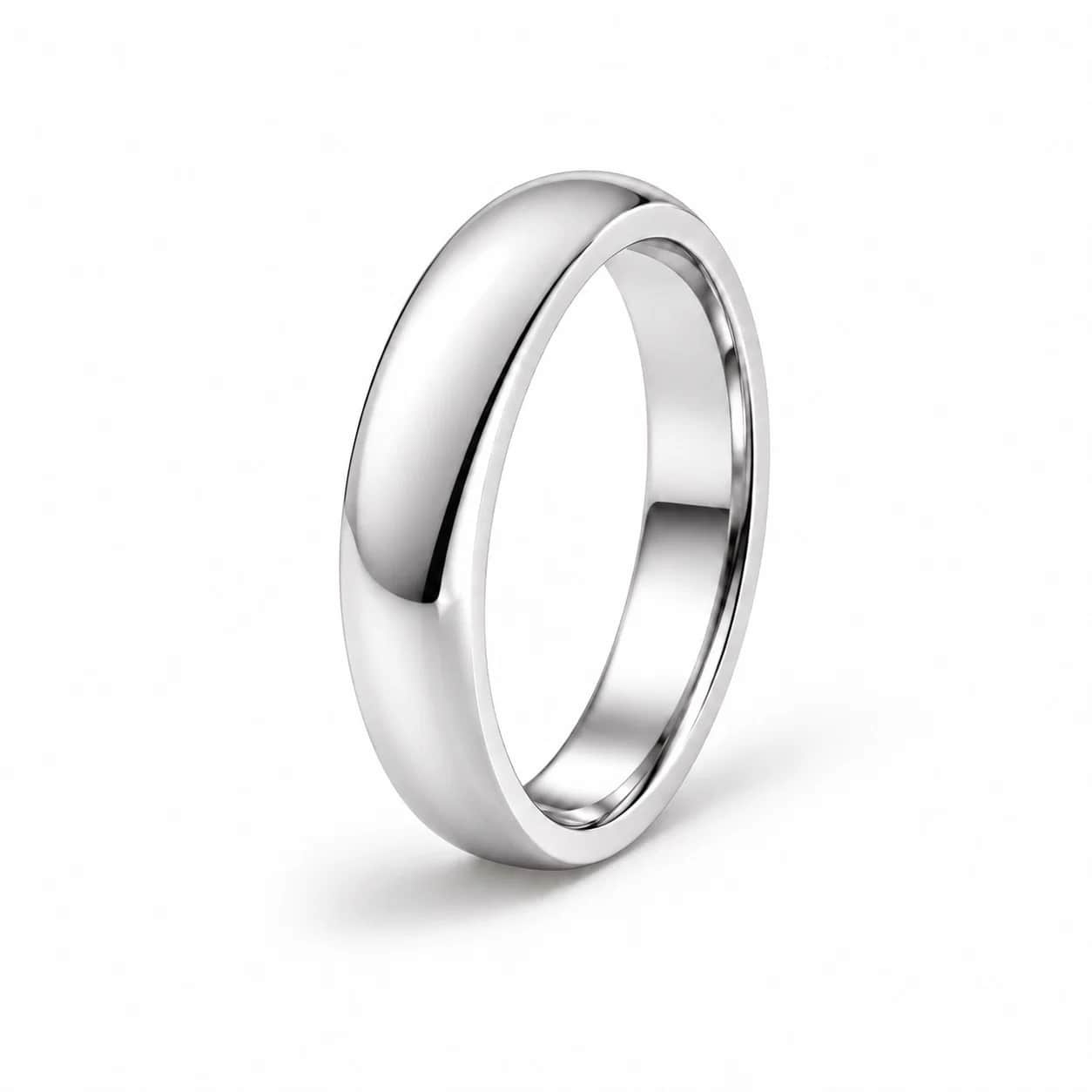Classic domed band ring