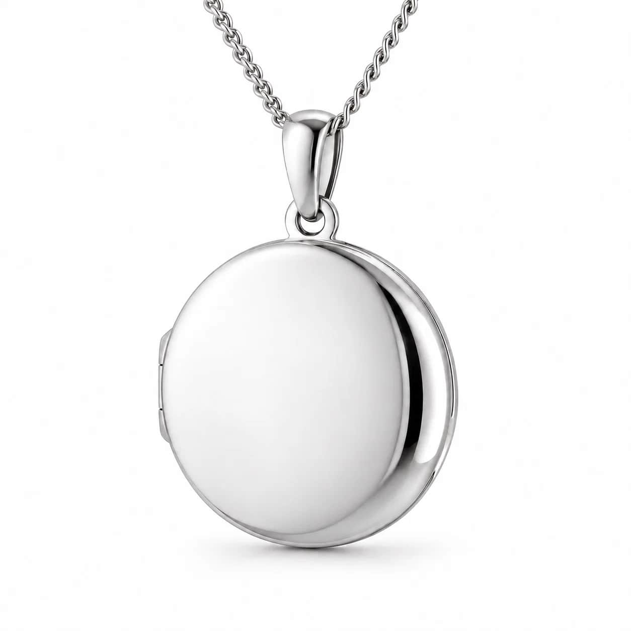Domed round locket