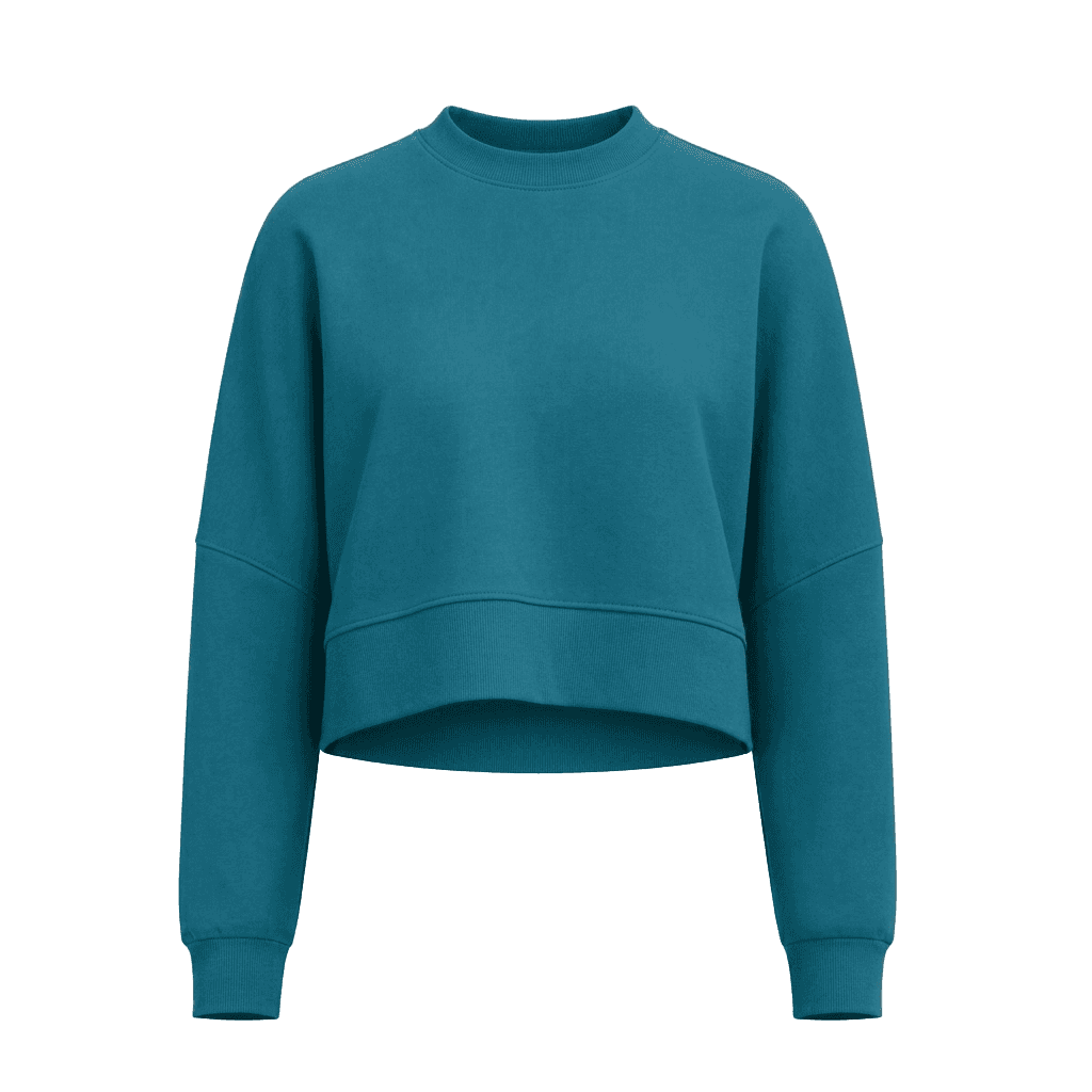 Long-Sleeve Crop Top