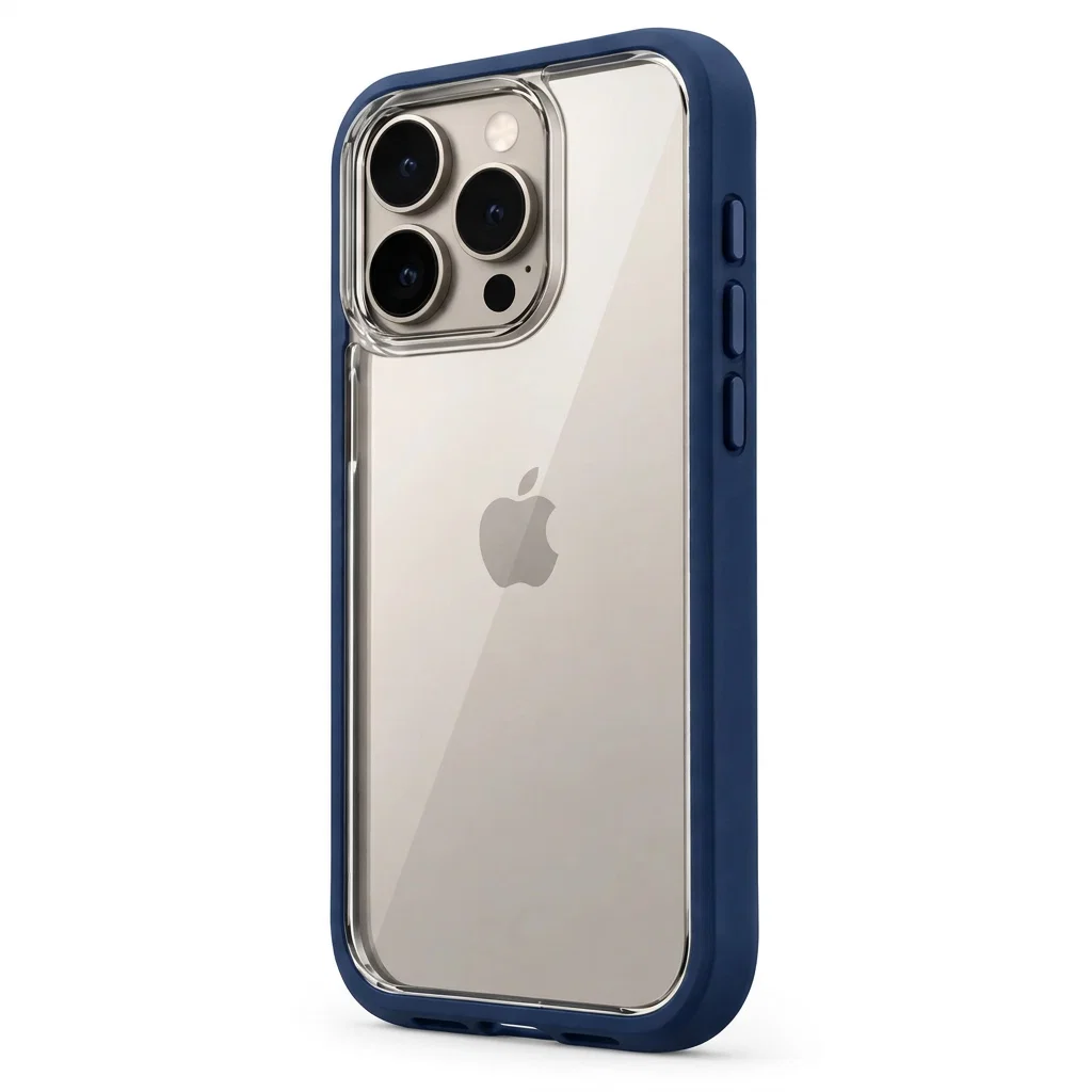 Navy Bumper Case — iPhone 16 Pro / 16 Pro Max