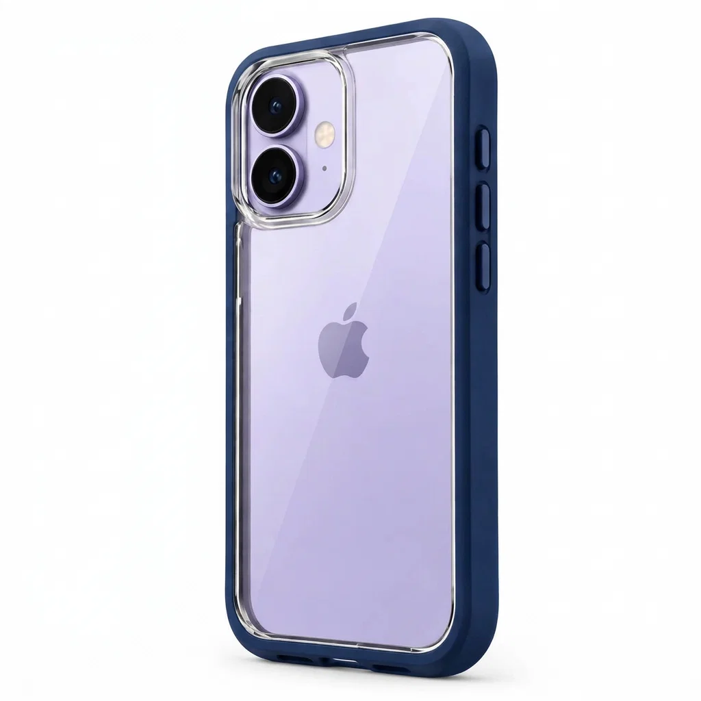 Navy Bumper Case — iPhone 17