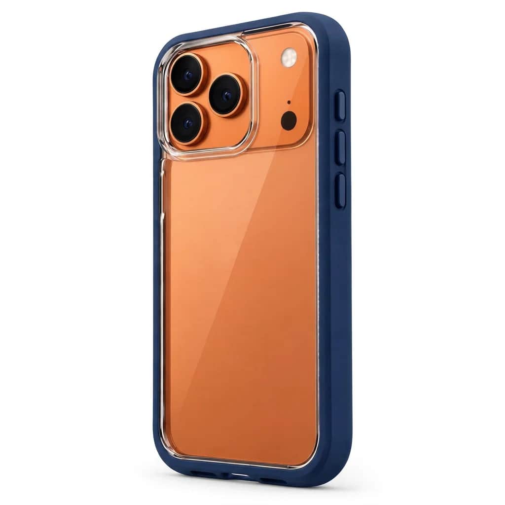 Navy Bumper Case — iPhone 17 Pro Max