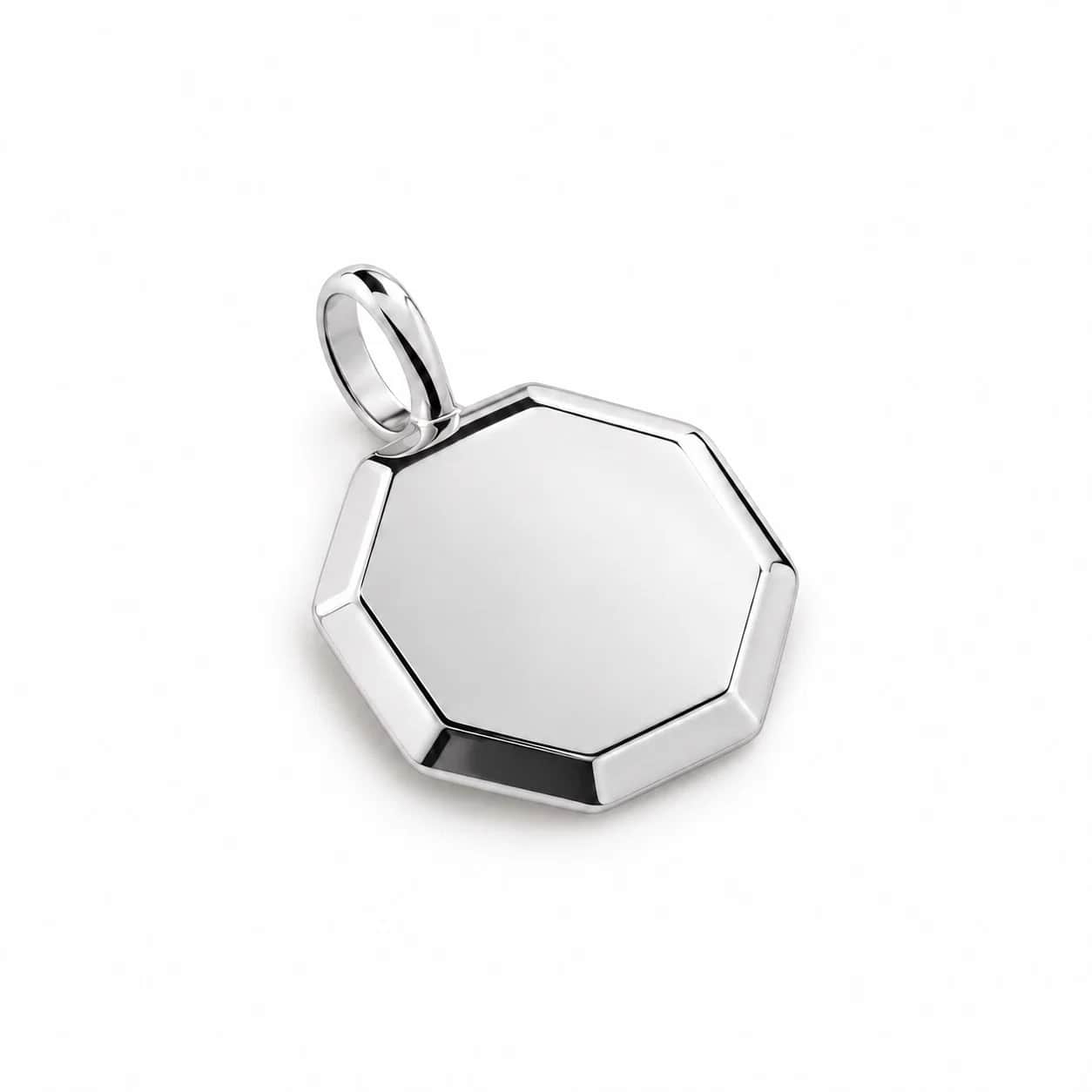 Octagonal medallion charm