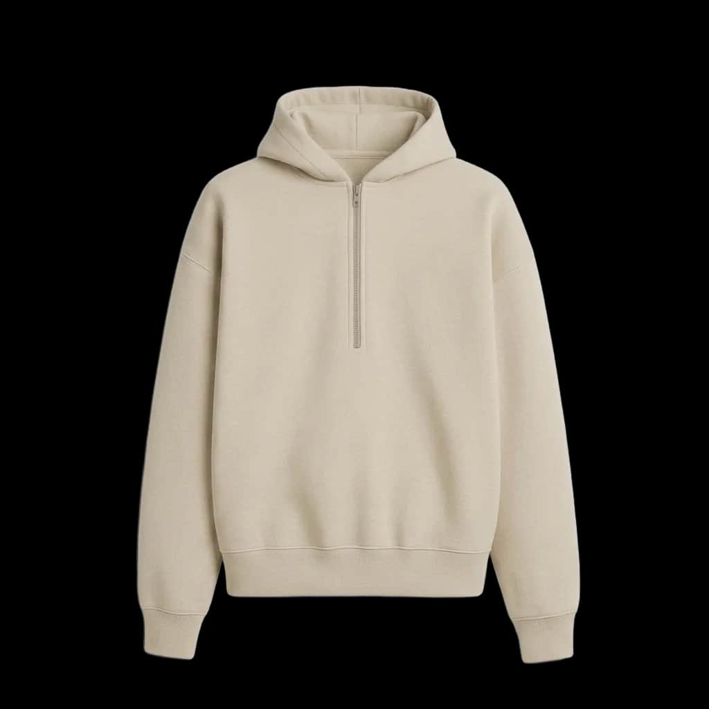 Relaxed Quarter-Zip Pullover