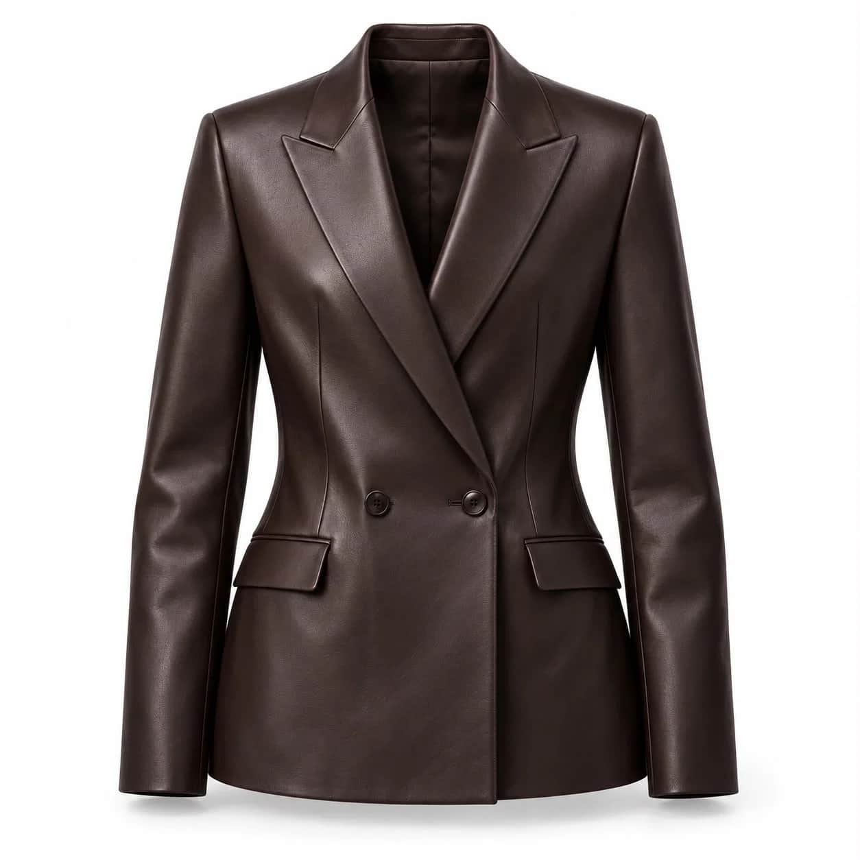 Sculpted Double-Breasted Blazer
