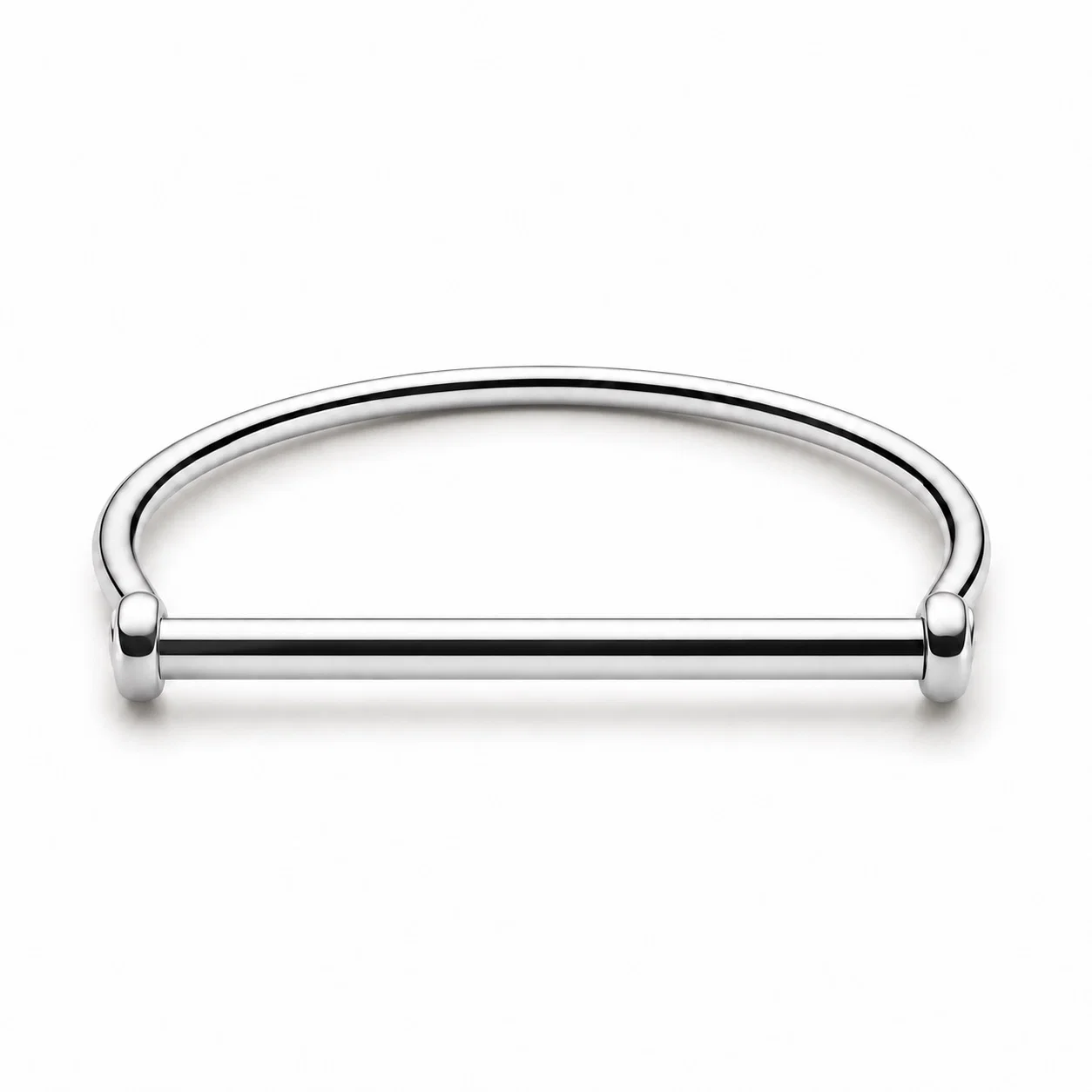 Straight bar bangle
