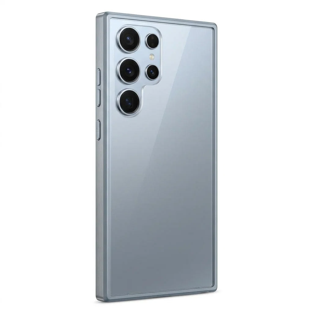 Titanium Silverblue Bumper Case — Galaxy S25 Ultra