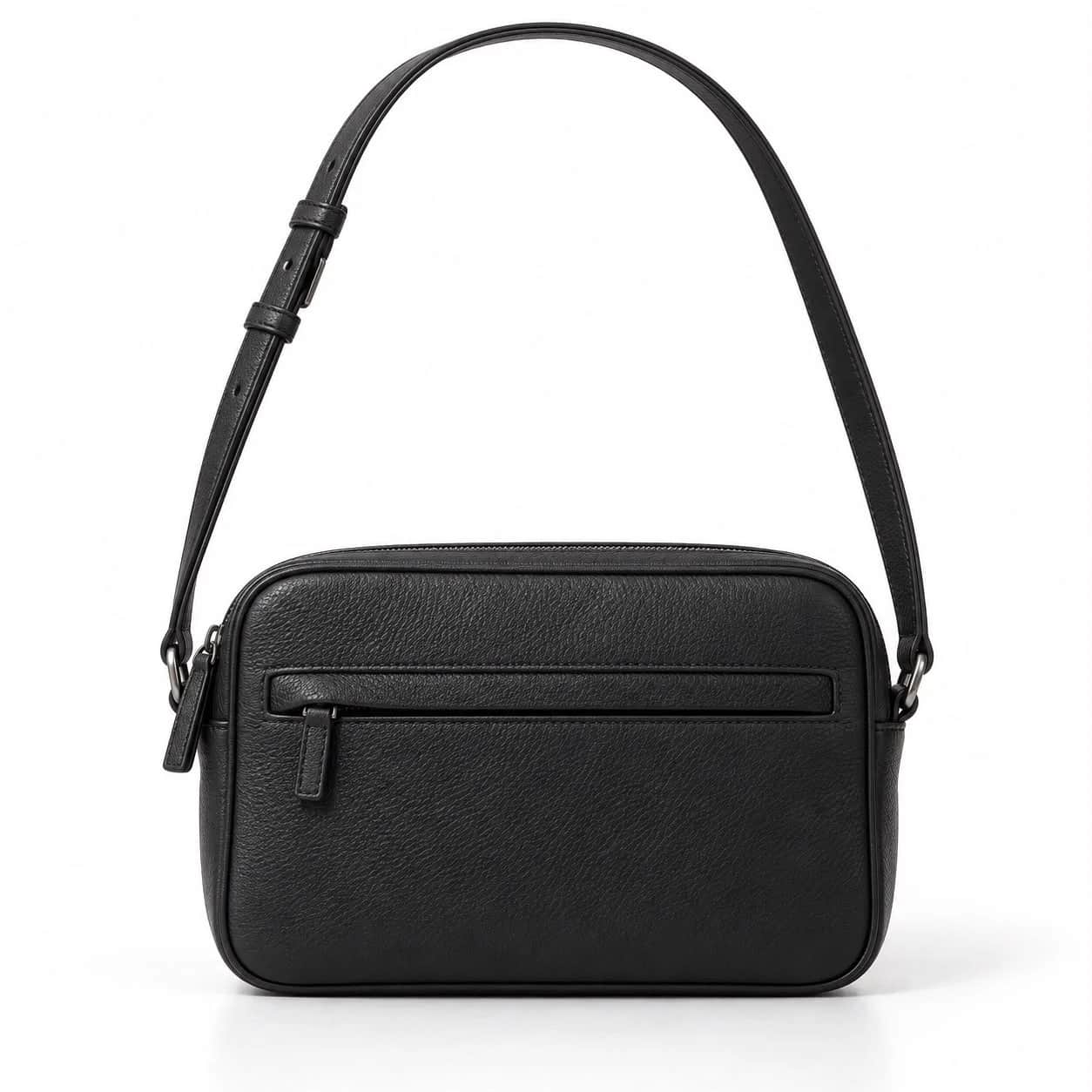 Zip-Pocket Camera Bag — Black