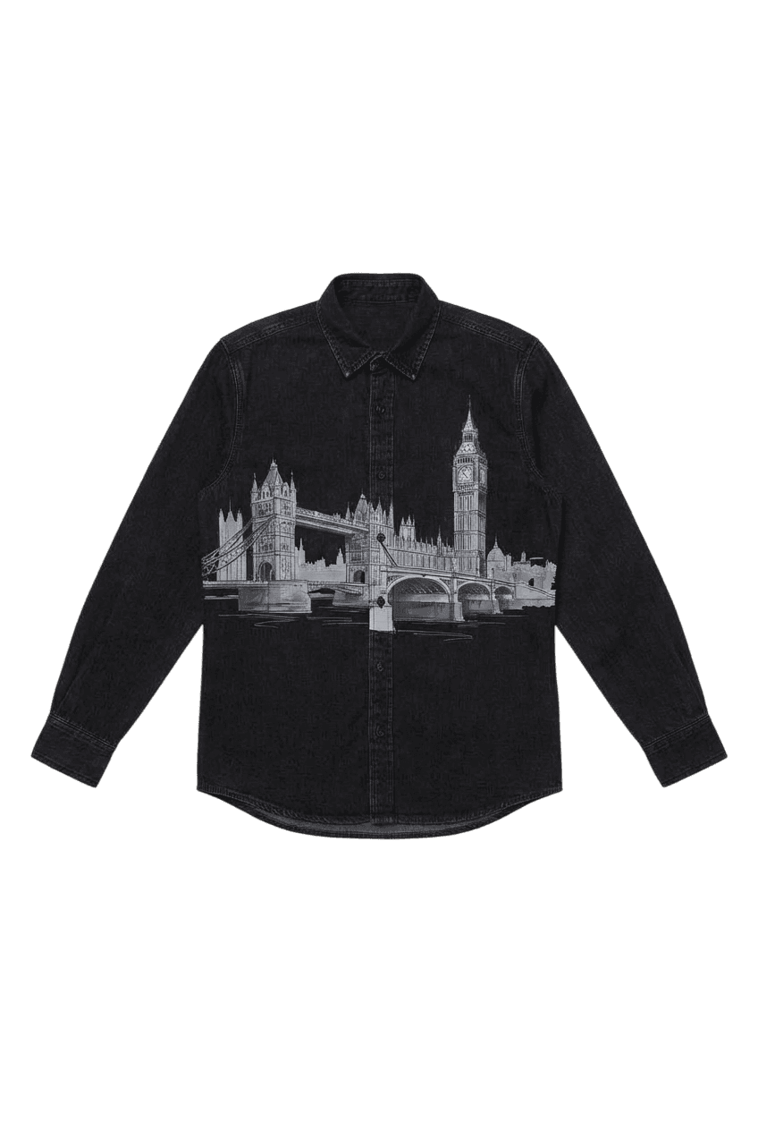London Skyline Denim Shirt