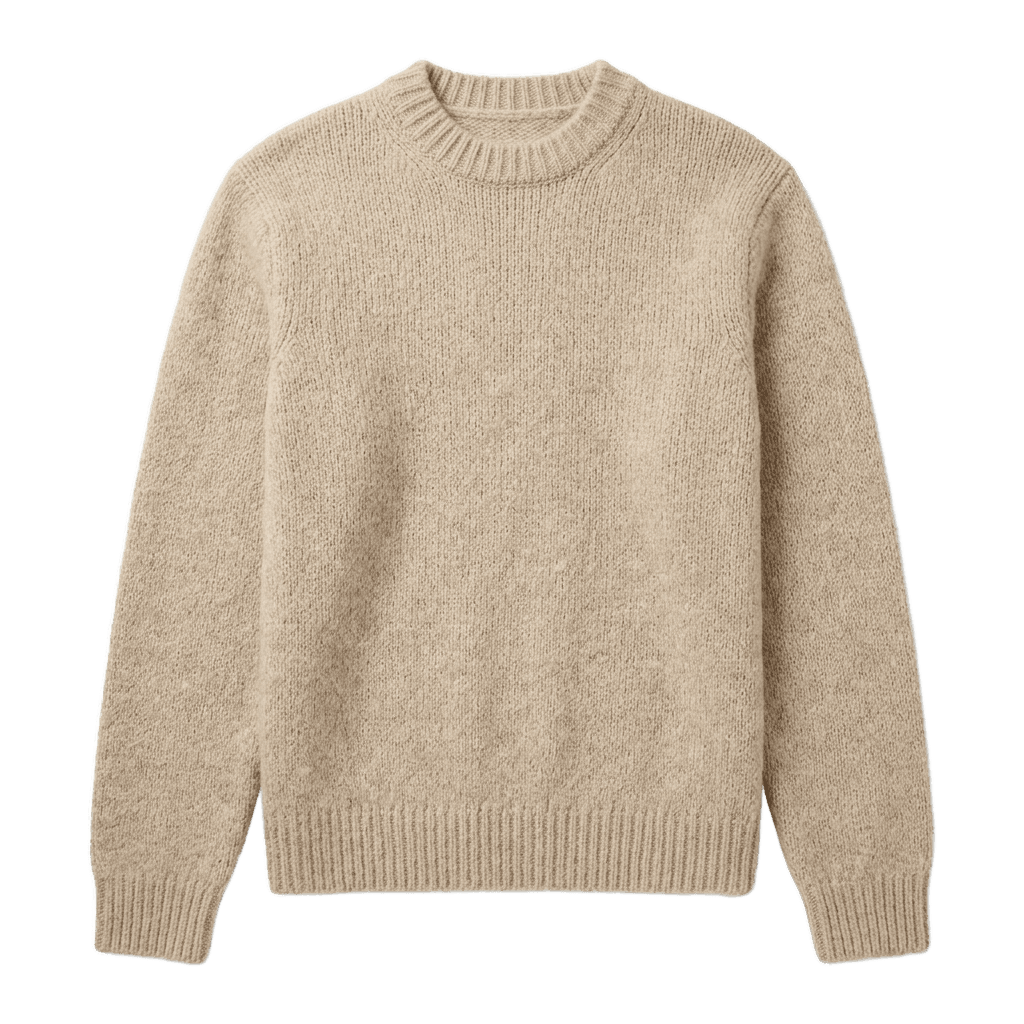 Beige Wool Sweater