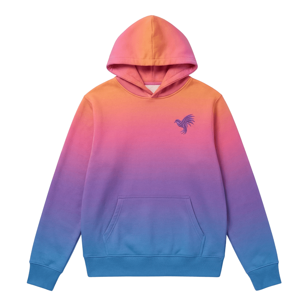 Gradient Bird Hoodie