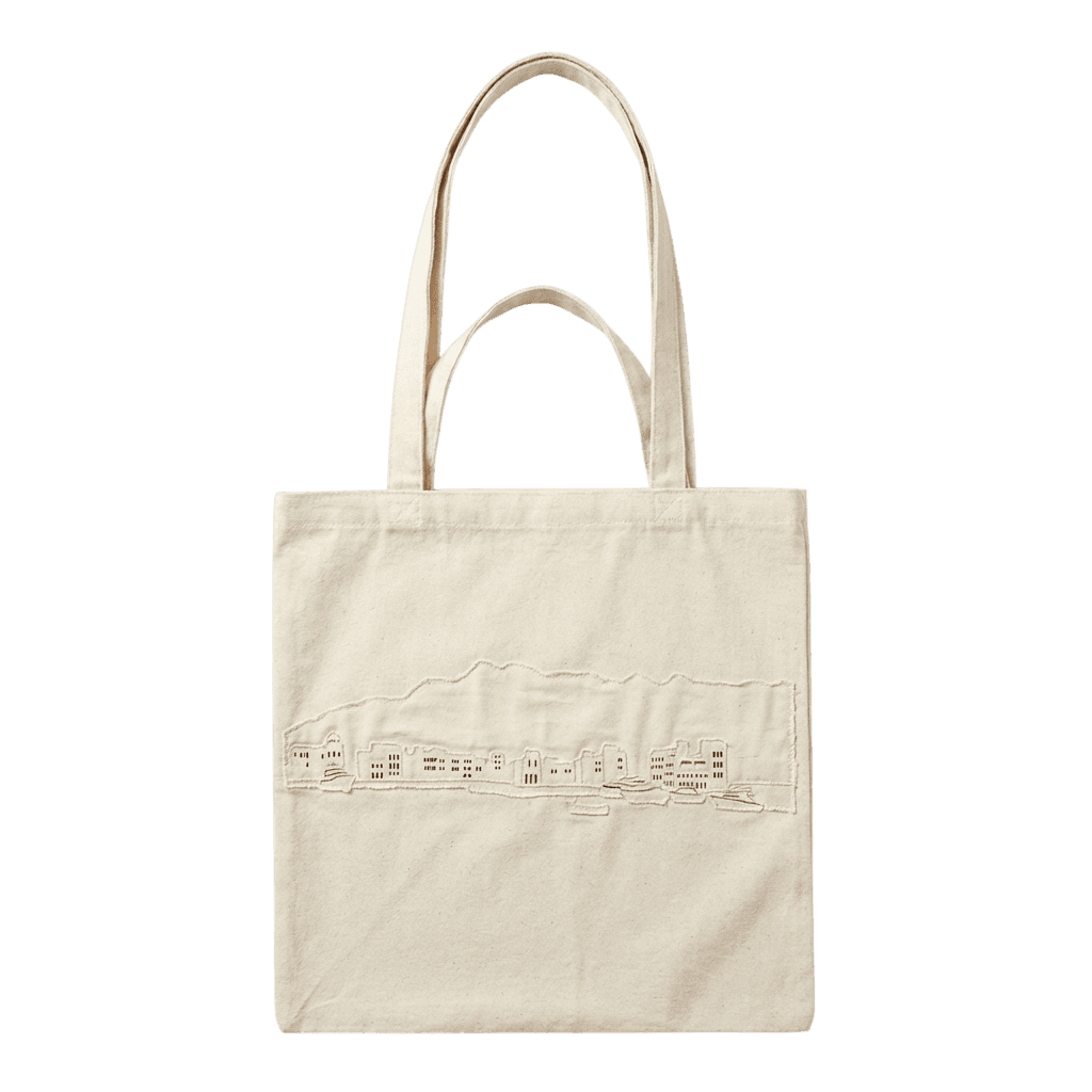 Coastal Raw Edge Tote