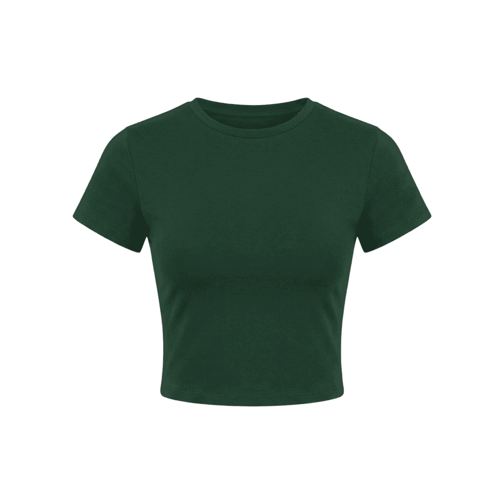 Dark Green Crop Top