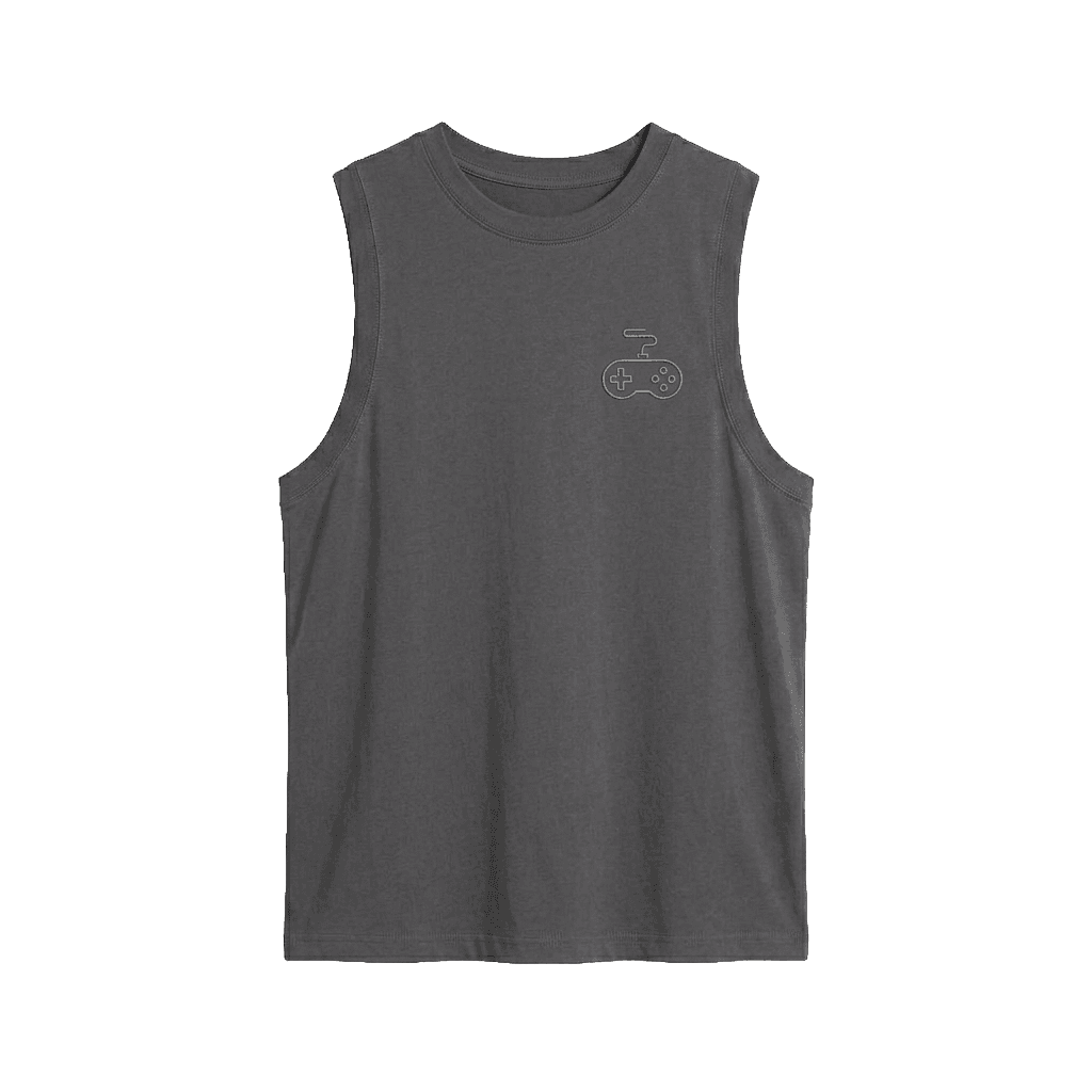 Oversized Tank Top with Logo