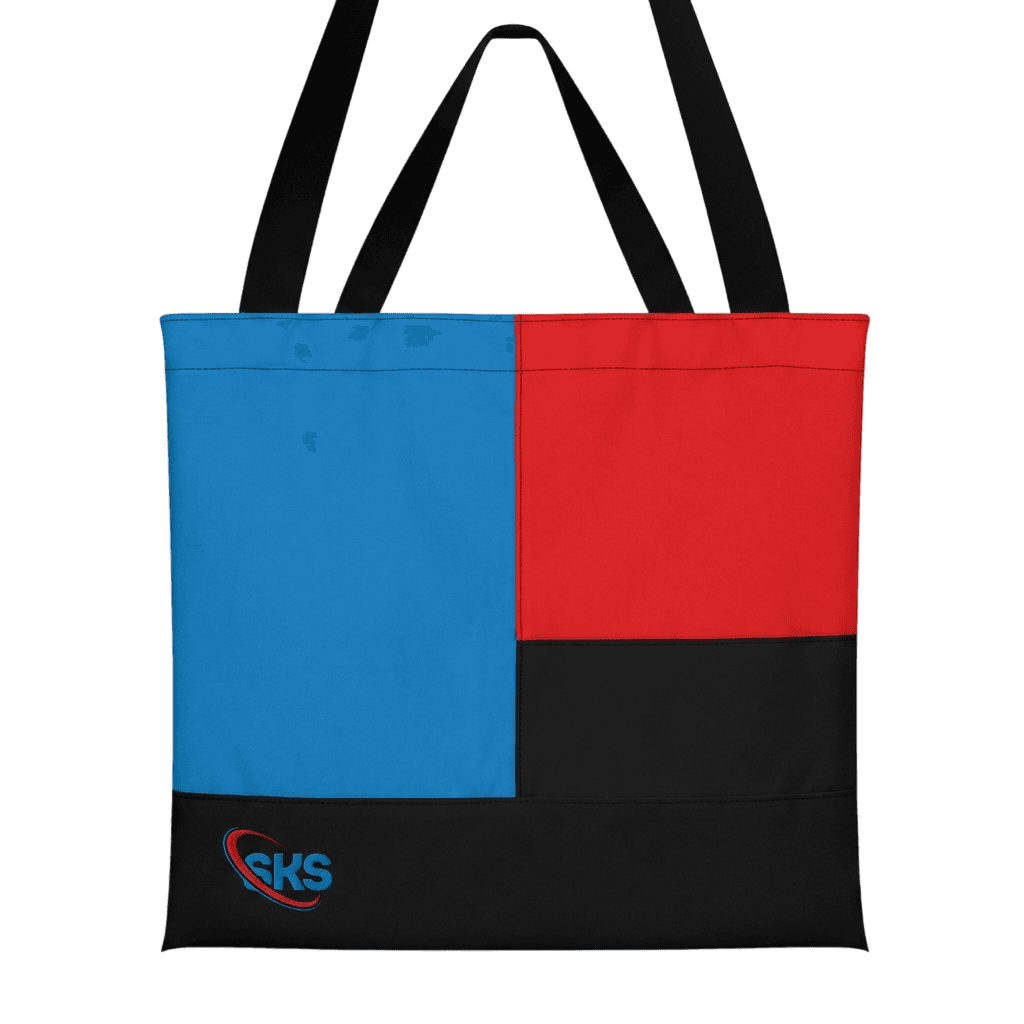 SKS Color-Blocked Tote Bag