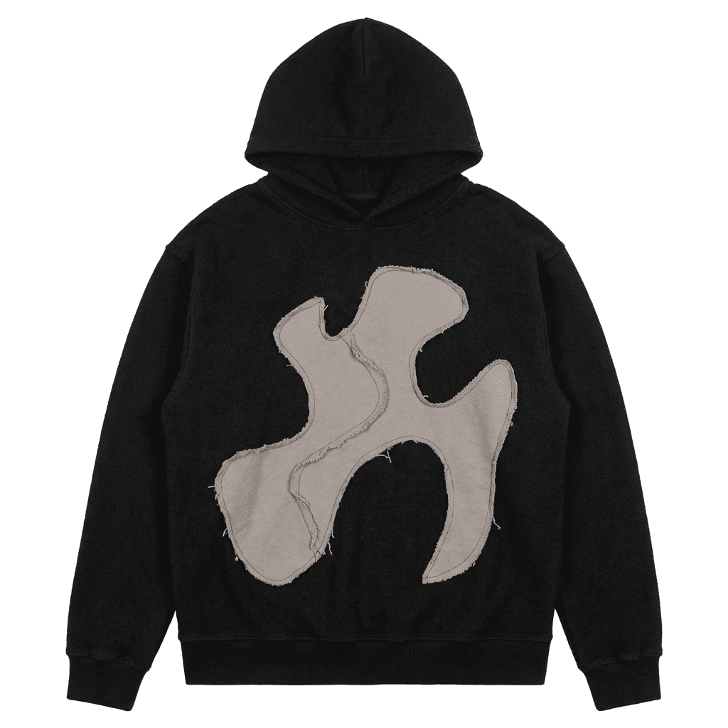 Raw Edge Loopback Hoodie
