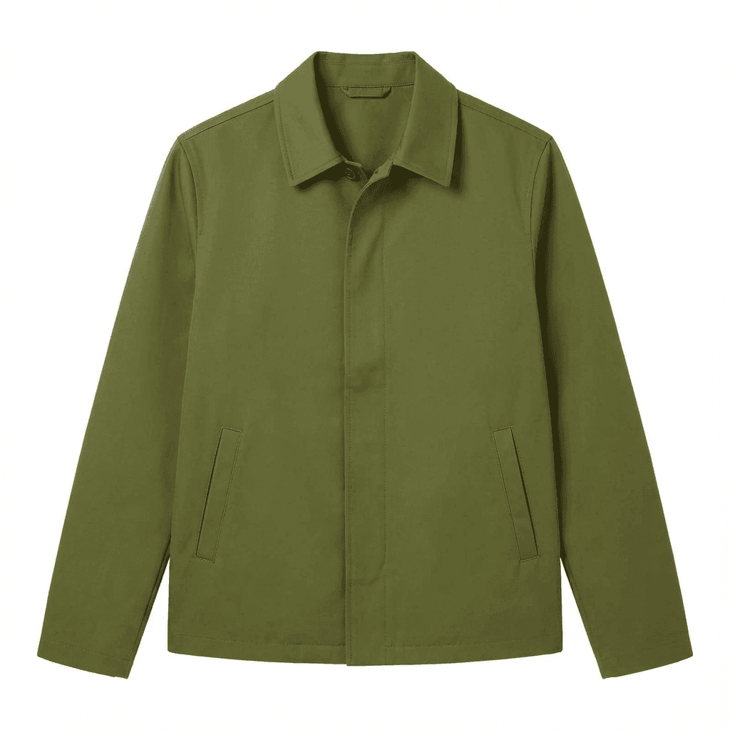 Olive Gabardine Jacket