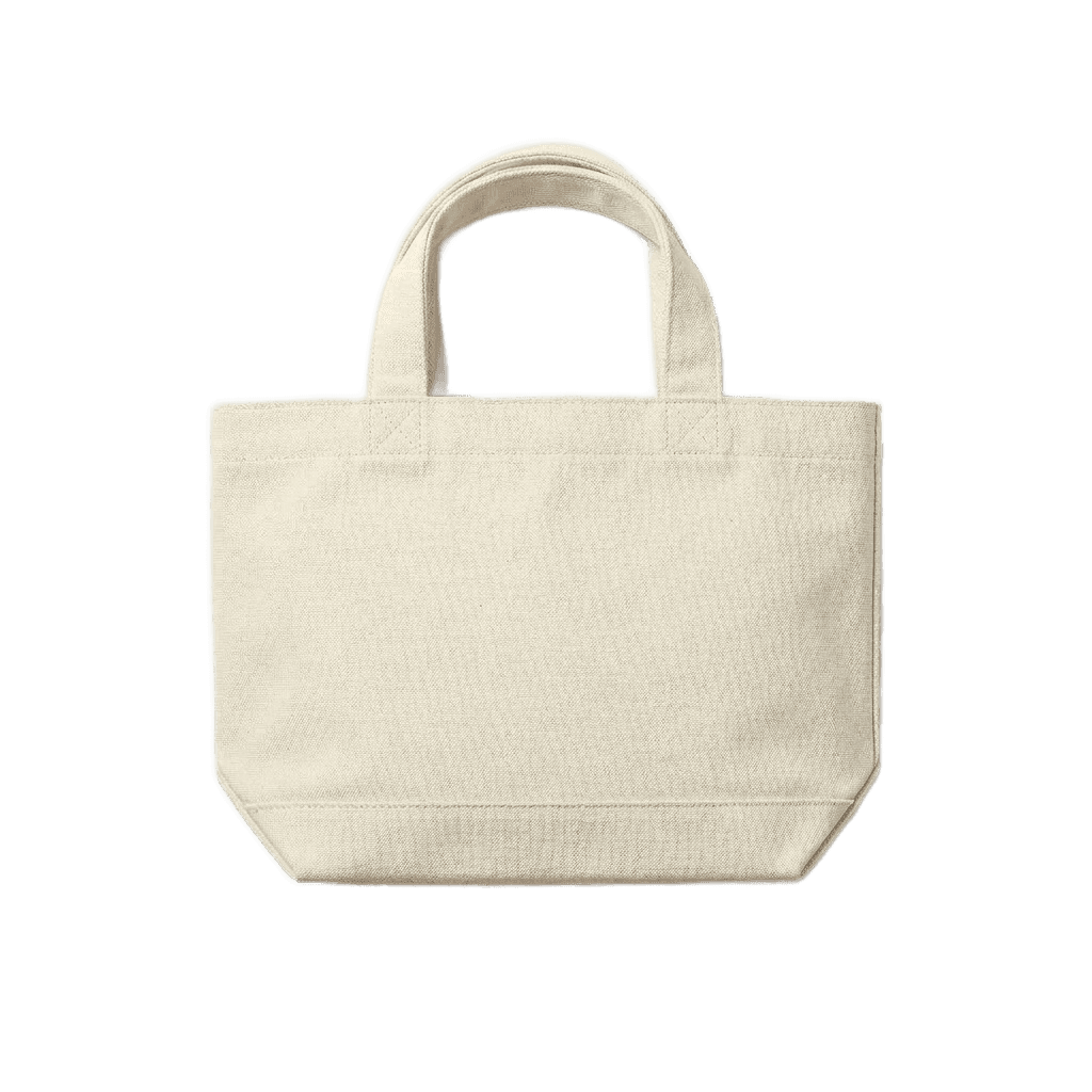Mini canvas tote bag