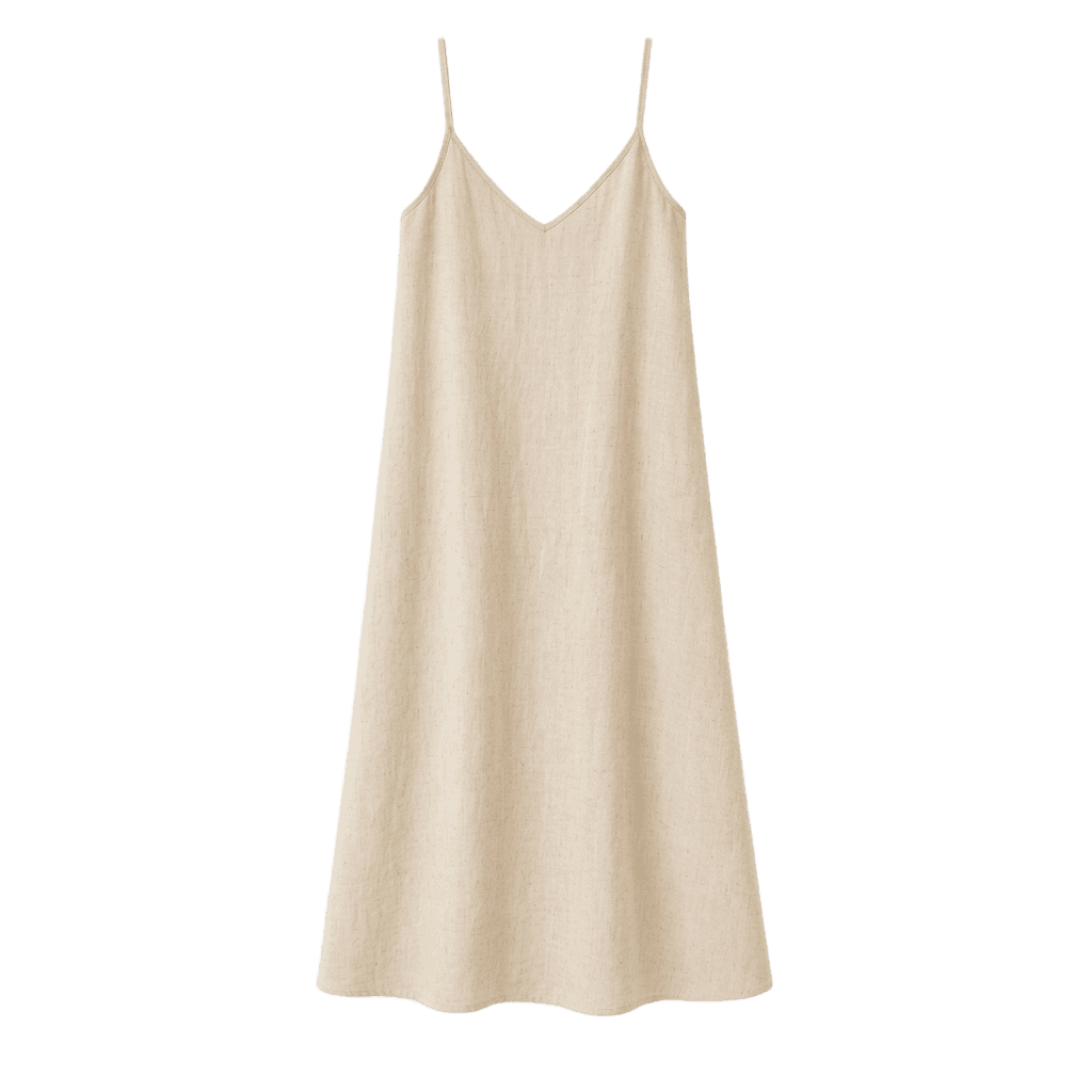 Classic Linen Slip Dress