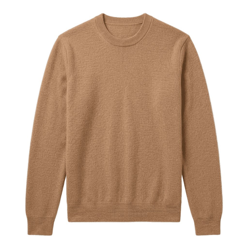 Camel Crewneck Sweater