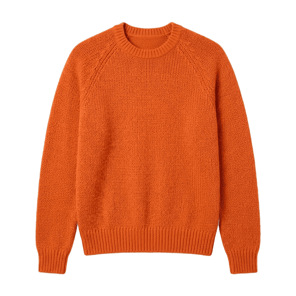 Orange Crewneck Sweater
